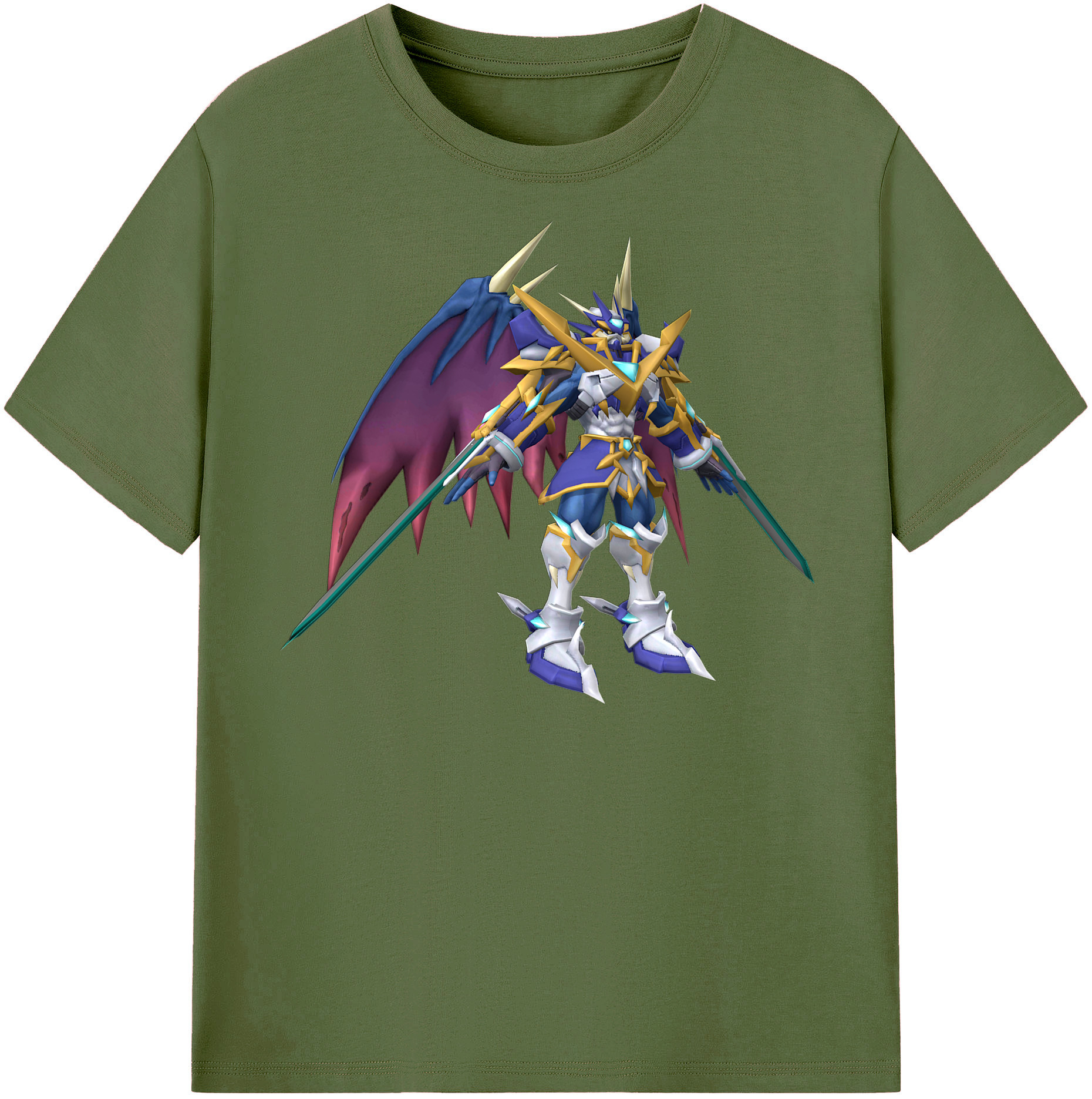 （画像用） Digimon デジタルモンスター/デジモン 綿100％半袖Tシャツ（フロントプリント）